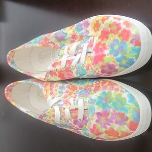 Keds Vibrant Floral Canvas Sneakers